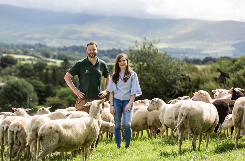 Ballyhubbock Farm - George and Hanna at their County Wicklow Farm - proud to be a member of Wicklow Naturally