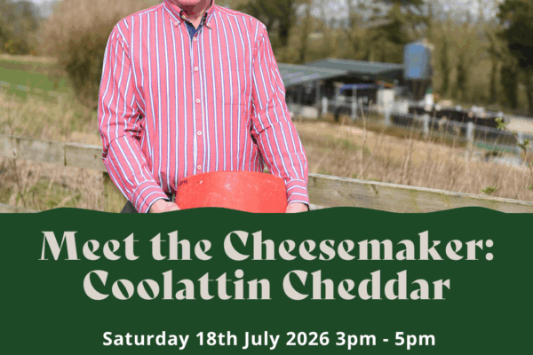 Meet the Maker event with Tom Burgess of Coolattin Cheddar
